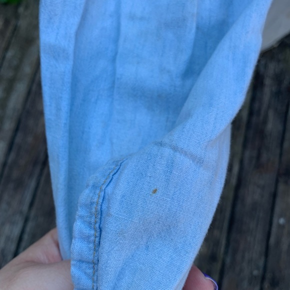 Vintage Denim Rhinestone Bedazzled Snap Up Shirt - Picture 14 of 16